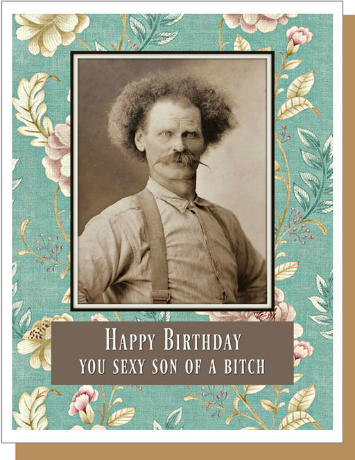 Sexy S.O.B. Birthday Card