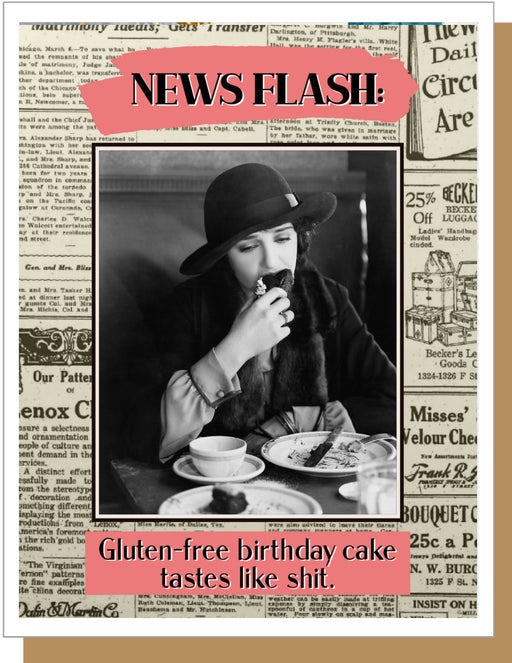 Gluten-Free Birthday Card