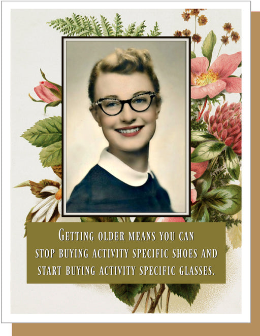 Activity Glasses Birthday Card