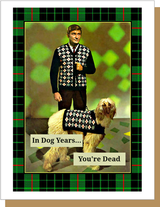 Dog Years Male Birthday Card