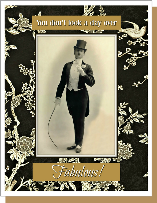 Fabulous - Male Birthday Card