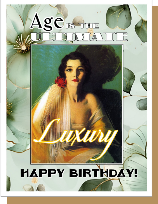 Luxury - Birthday Card