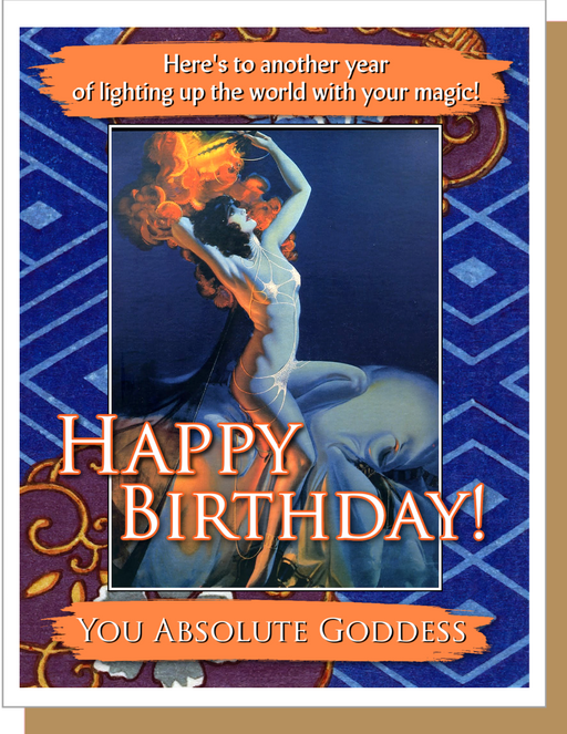 Goddess -  Birthday Card
