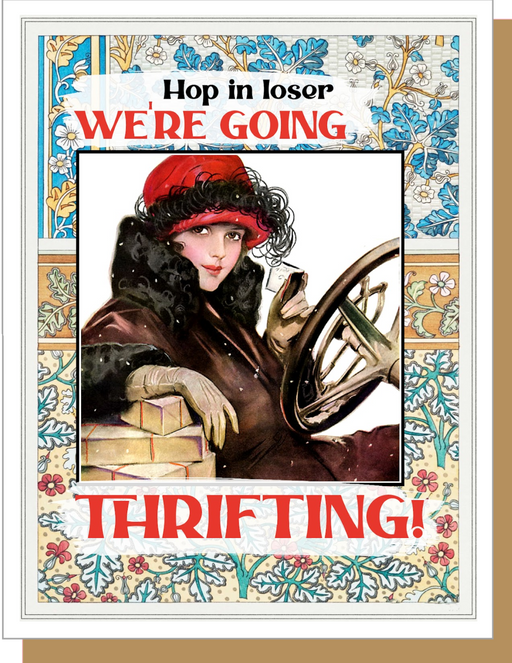 We're Going Thrifting - Everyday Card