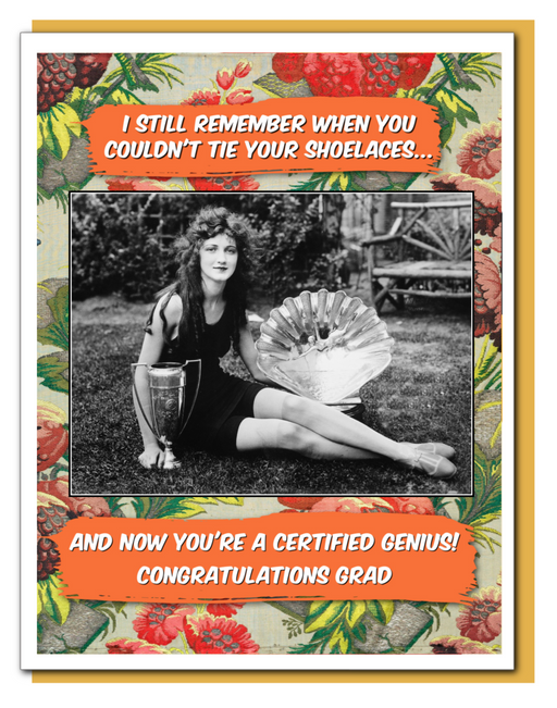 Certified Genius - Graduation Card