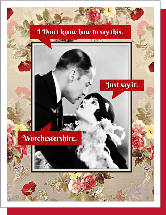 Worchestershire - Love card