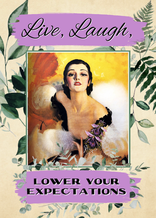 Live, Laugh, Lower - Magnet