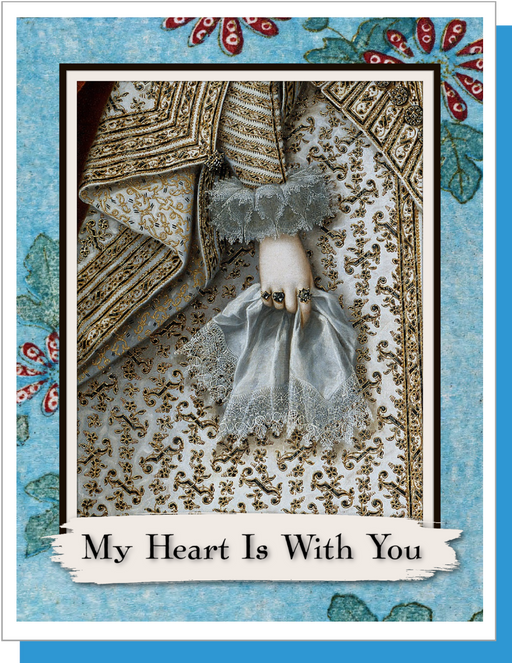 My Heart Is With You - Sympathy Card
