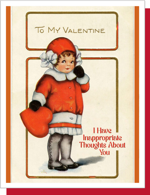 Inappropriate Thoughts - Valantine's Day card