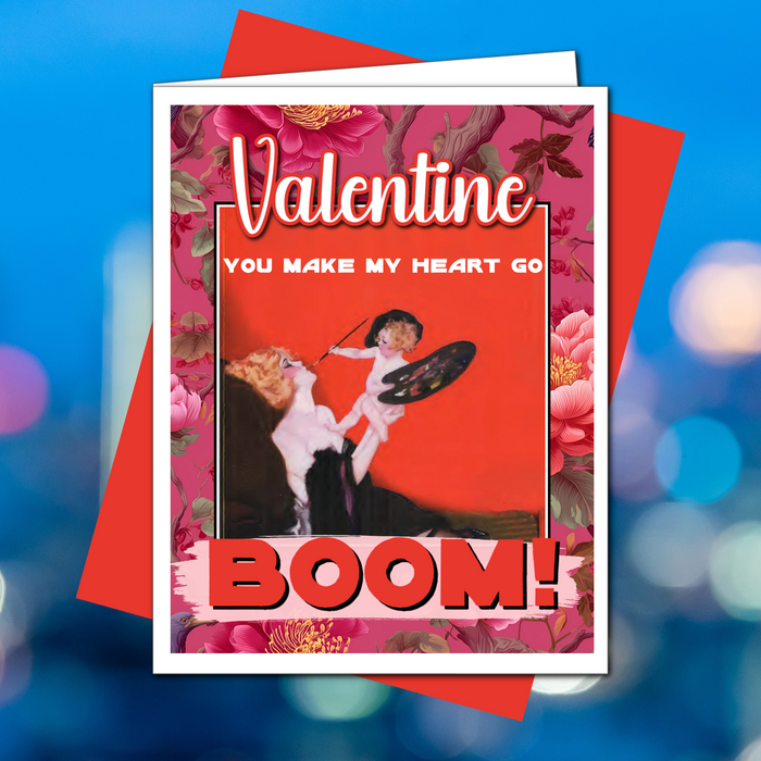 Boom! - Valentine's Day card