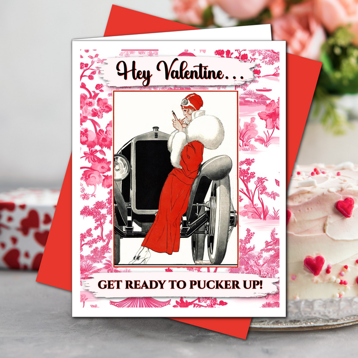 Pucker Up - Valentine's Day card