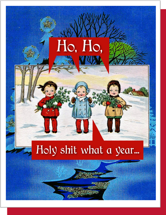 What a Year! - Christmas card