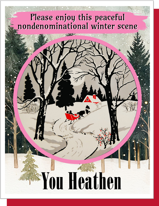 Heathen - Christmas card