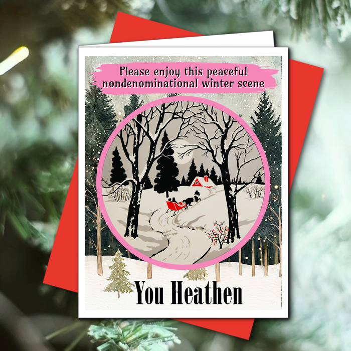 Heathen - Christmas card