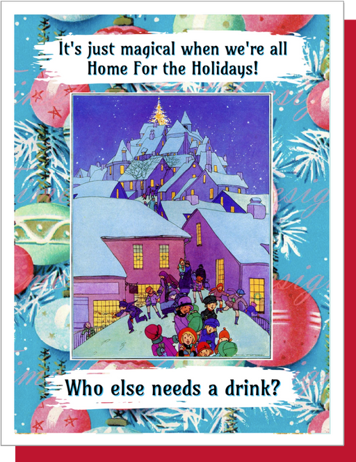 Home For The Holidays - Christmas card