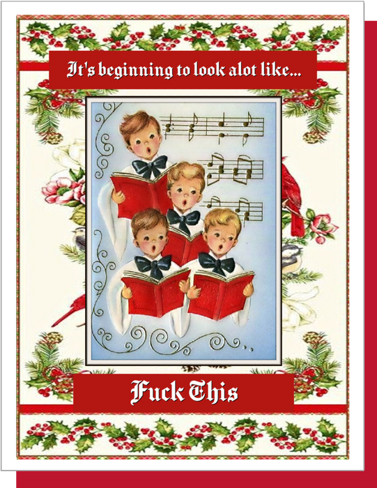It's Beginning To Look A Lot Like.... - Christmas card