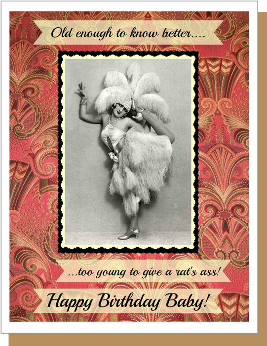Rat's Ass Birthday Card