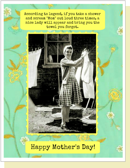 Towel - Mother's Day Card